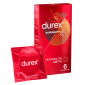 Immagine 1 - Preservativi Durex Supersottile XL con Forma Easy-On - Confezione da 6 Profilattici