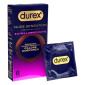 Immagine 1 - Preservativi Durex Nude Sensation Premium No Latex Extra Lubrificato Alta Sensibilità Anallergici Senza Lattice - 6 Profilattici