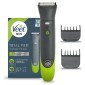 Immagine 1 - Veet Men Total Pro Intimate Trimmer Rasoio Elettrico Uomo Waterproof Senza Fili per Viso e Corpo con 1 Testina e 2 Pettini Guida