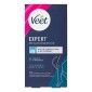 Immagine 1 - Veet Expert Strisce Depilatorie Gambe & Corpo per Pelli Sensibili - Confezione da 12 Strisce