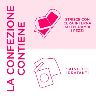 Veet Pure Strisce Depilatorie Gambe e Corpo con Formula Ipoallergenica