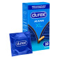 Immagine 1 - Preservativi Durex Jeans XL Extra Large con Forma Easy On - Confezione da 10 Profilattici