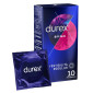 Immagine 1 - Preservativi Durex Sync con Forma Easy On Stimolante e Ritardante - Confezione da 10 Profilattici