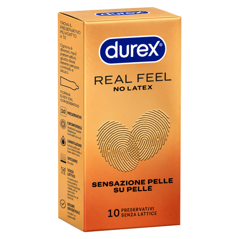 Preservativi Durex Real Feel Senza Lattice da 10